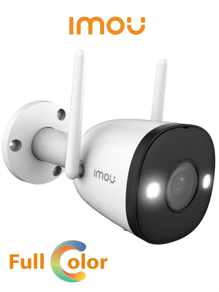 IMOU Cámara de Vigilancia WiFi minidomo de 2MP, visión nocturna y disuasión  activa.