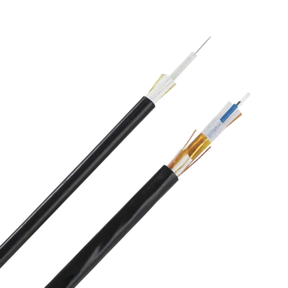 Cable de fibra óptica multimodo armada de 6 hilos OM3, s/mensajero INT/OUT,  marca Fointer